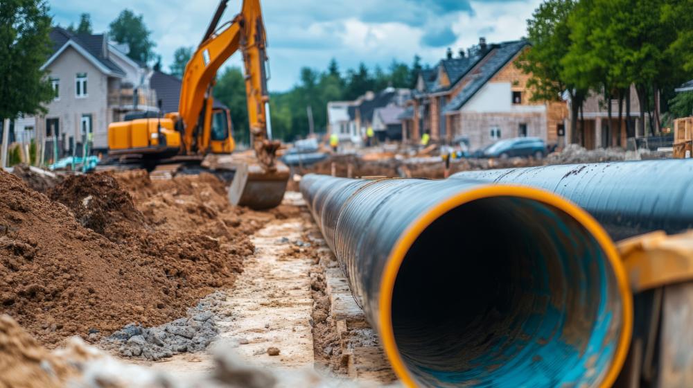 Égoutage à Chapelle-à-Wattines